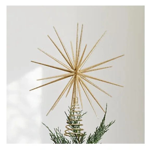 Crate&Barrel | Holiday | Cratebarrel Glitter Gold 3d Star